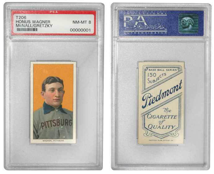 Famous Honus Wagner Card Highlights $8 Million PSA Display At National  Sports Collectors Convention